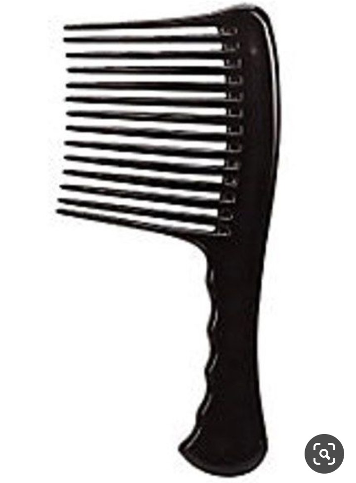 wide tooth comb