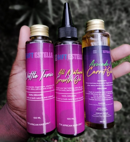 Full Hair Growth Set by Gift Estele for all coily hair