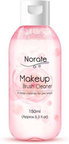 Norate Makeup Brush Cleaner, Make Up Brush Cleansers Solution, Makeup Cleaner for Makeup Brushes, Beauty Sponge, Powder Puff, Deep Clean Brush Shampoo, Gentle Formula & Cruelty Free 5.3 FL.OZ -hair brush cleaner solution