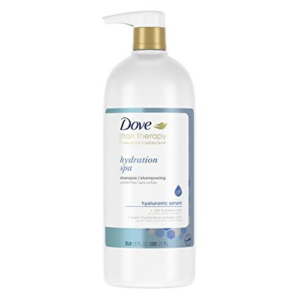 Dove Hydration Spa Therapy Shampoo with Hyaluronic Serum for Dry Hair