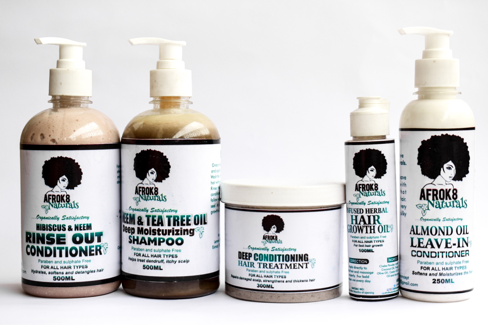 Afrok8 Complete hair package for Natural and Relaxed hair