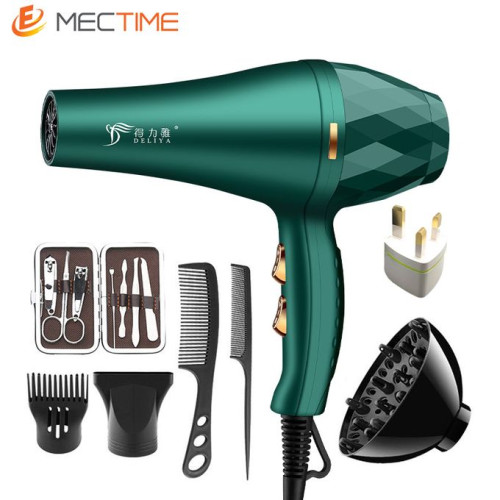 Deliya Hair blow dry Hair Dryer Hair Tools+ Nail Clipper Set 6 Gifts