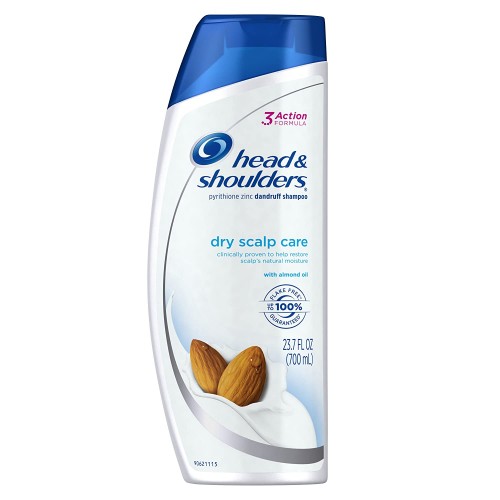 Head & Shoulders Dry Scalp Care with Almond Oil Dandruff Shampoo, 23.7 fl. oz. (Pack of 2)